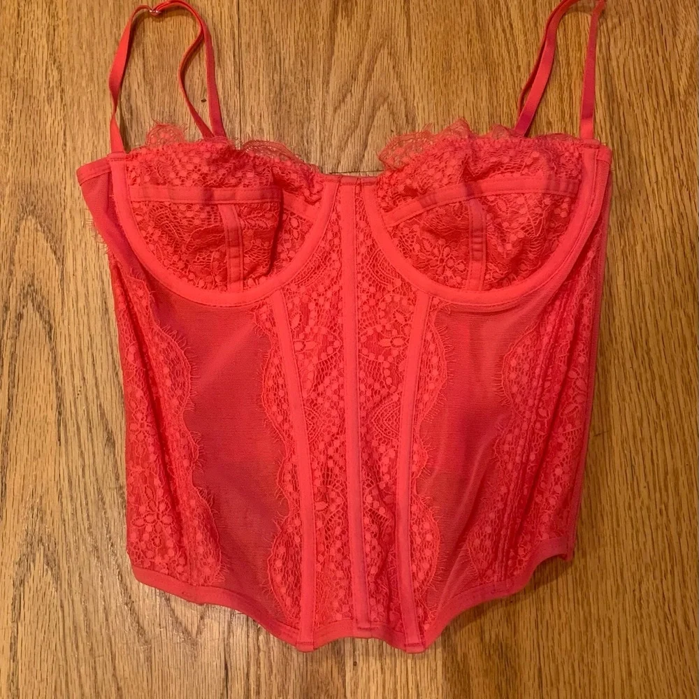 Out From Under Modern Love Corset Urban Outfitters  NWOT - Picture 2 of 7